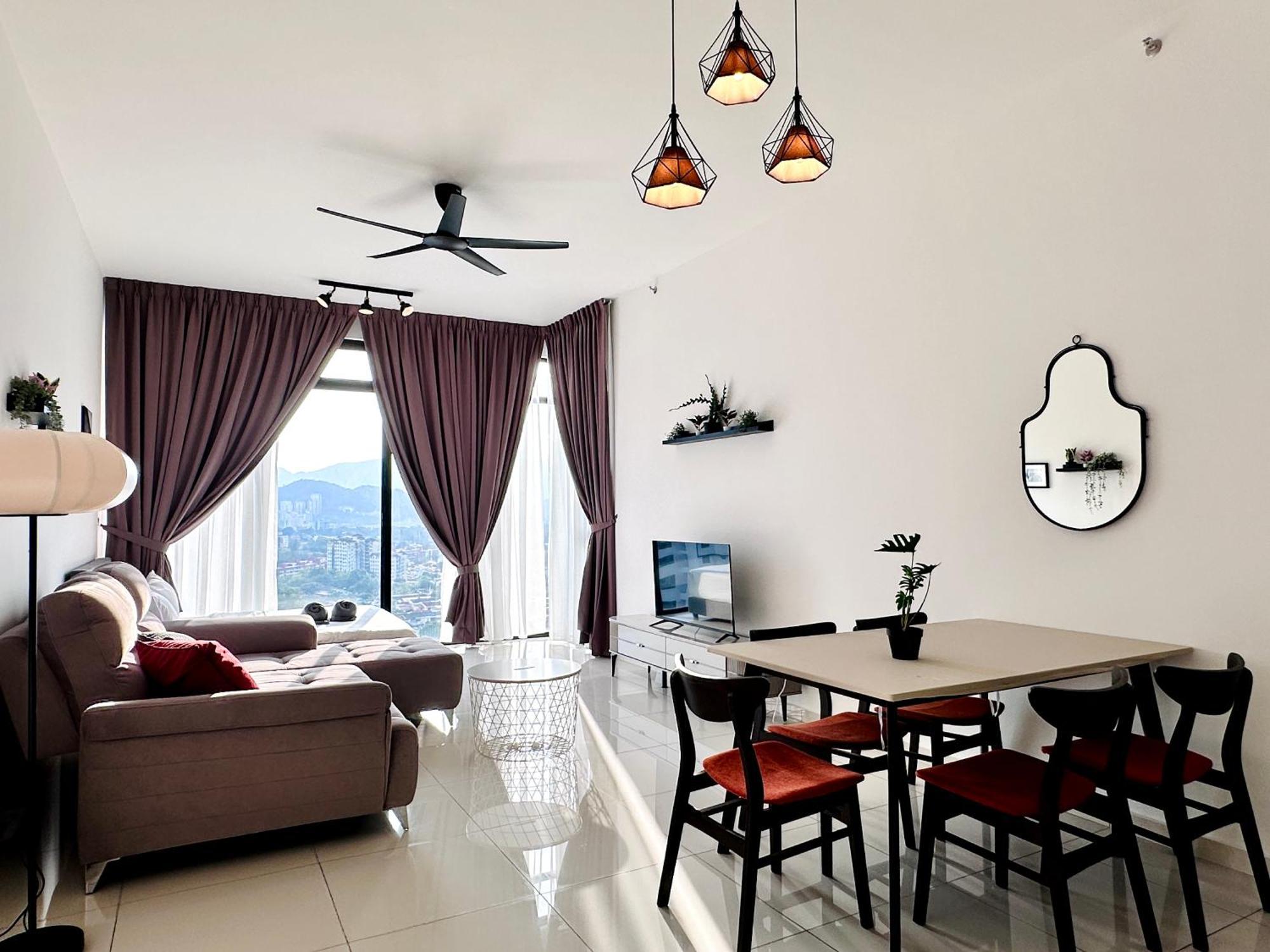 New 2Br Georgetown Warm And Lovely Homestay 10Pax-无敌美景两房民宿 Beacon Executive Suite מראה חיצוני תמונה