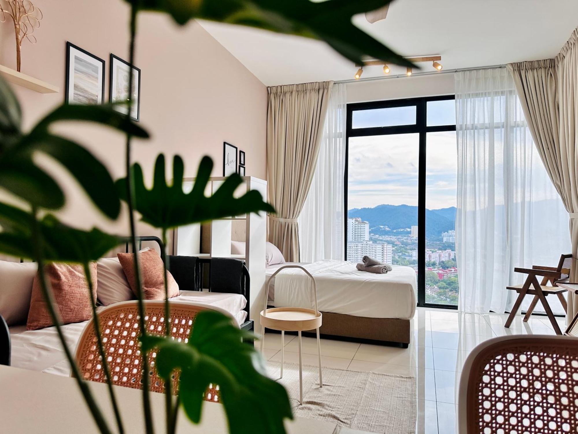 New 2Br Georgetown Warm And Lovely Homestay 10Pax-无敌美景两房民宿 Beacon Executive Suite מראה חיצוני תמונה
