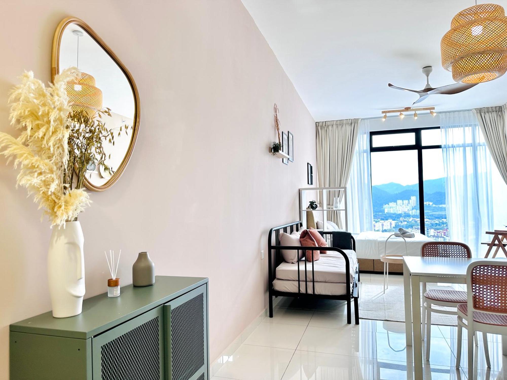 New 2Br Georgetown Warm And Lovely Homestay 10Pax-无敌美景两房民宿 Beacon Executive Suite מראה חיצוני תמונה