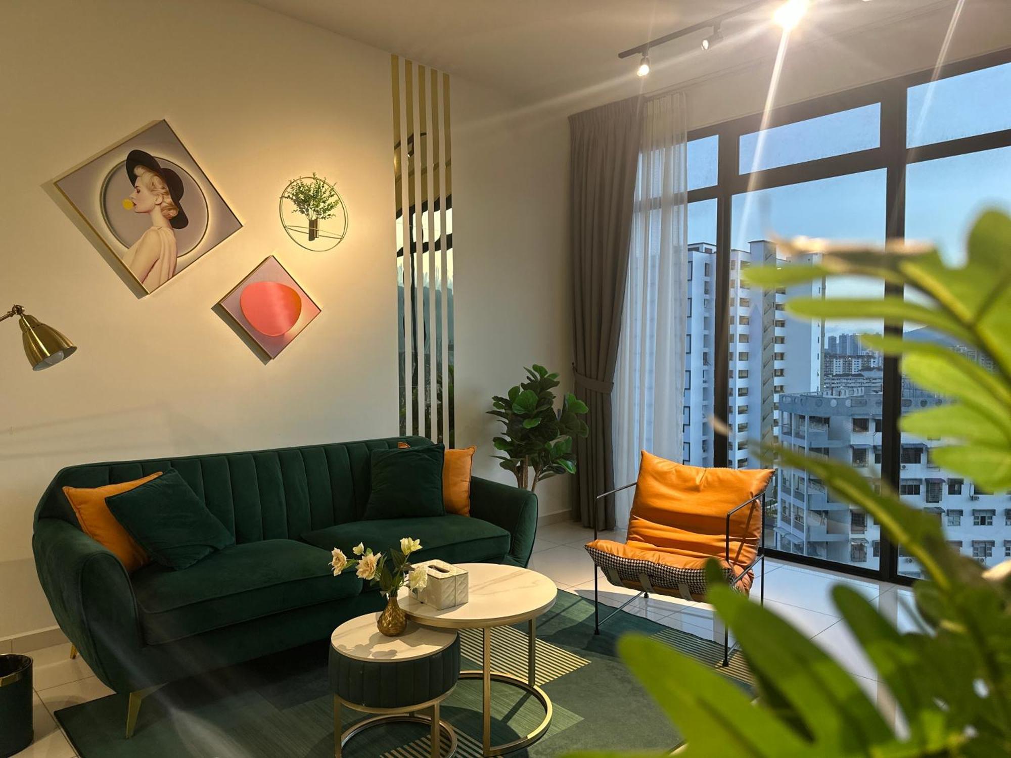New 2Br Georgetown Warm And Lovely Homestay 10Pax-无敌美景两房民宿 Beacon Executive Suite מראה חיצוני תמונה